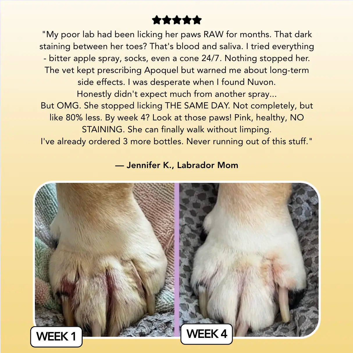 Vet-backed skin relief spray