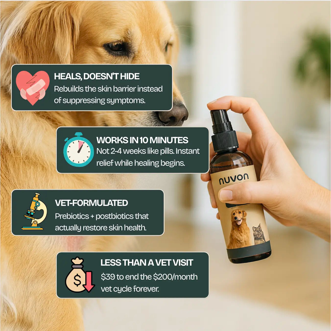 NUVON QUICKHEAL® SPRAY