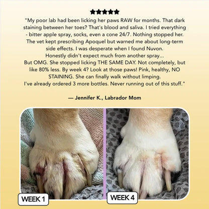 Vet-backed skin relief spray